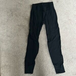 VS PINK active all black seamless leggings